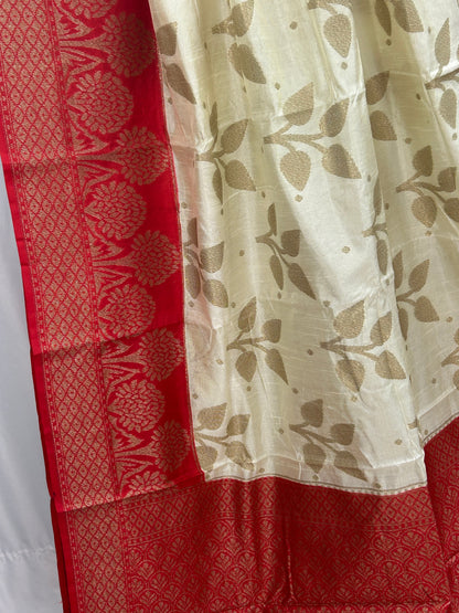 Khaddi banarasi saree | cotton silk