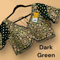 Heavy work blouse : Dark green