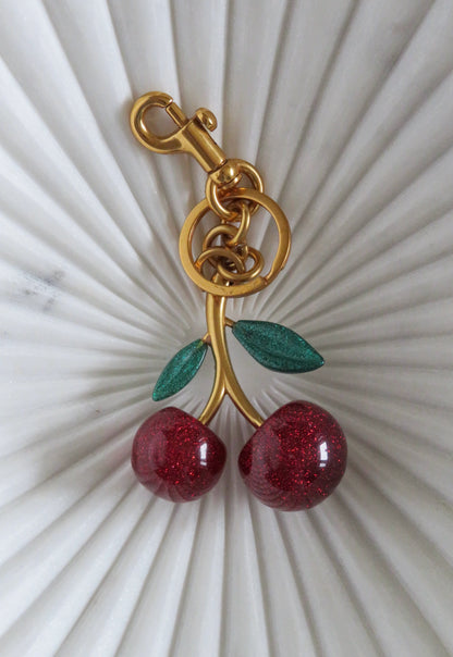 Cherry Bag Charm