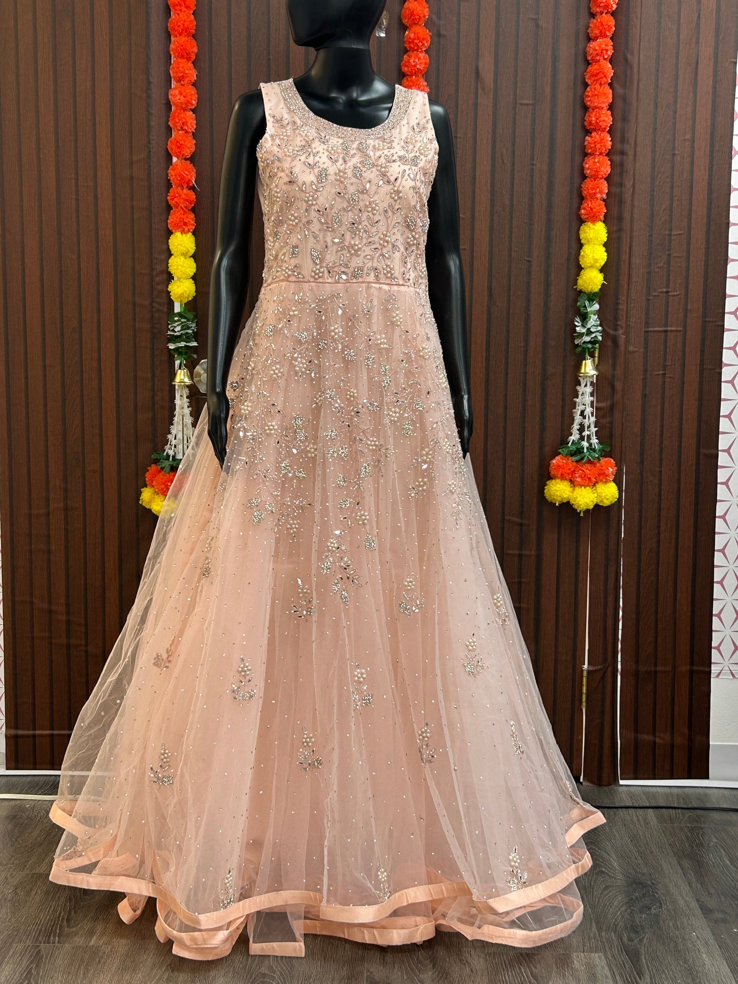 Heavy party wear long gown