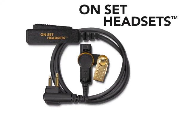 On Set Headsets™️ FilmPro 2-Pin Motorola M1 Elite Series