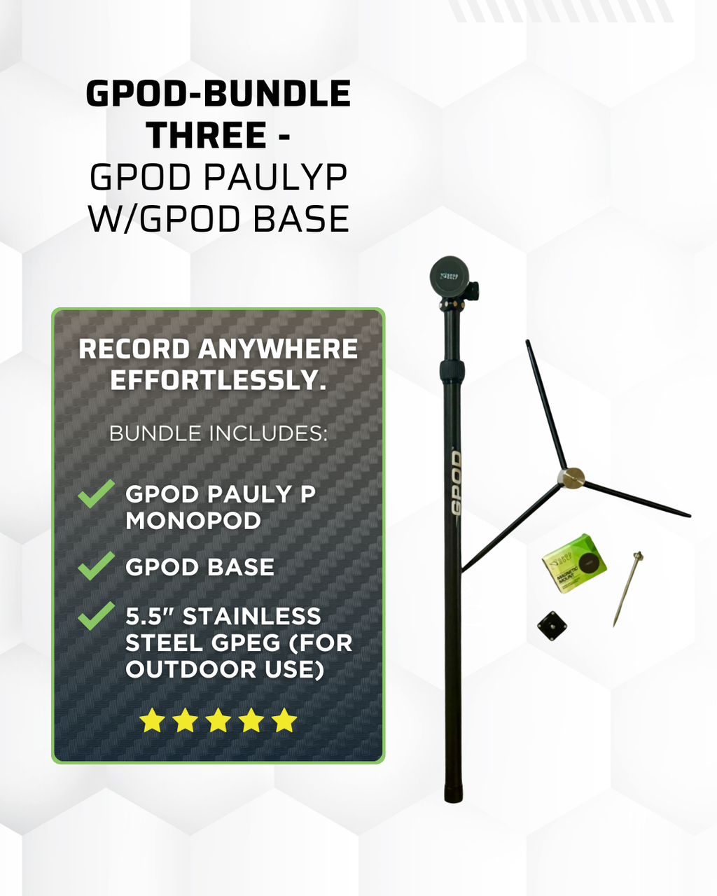 G-Bundle Three - GPOD Pauly P w/GPOD Base