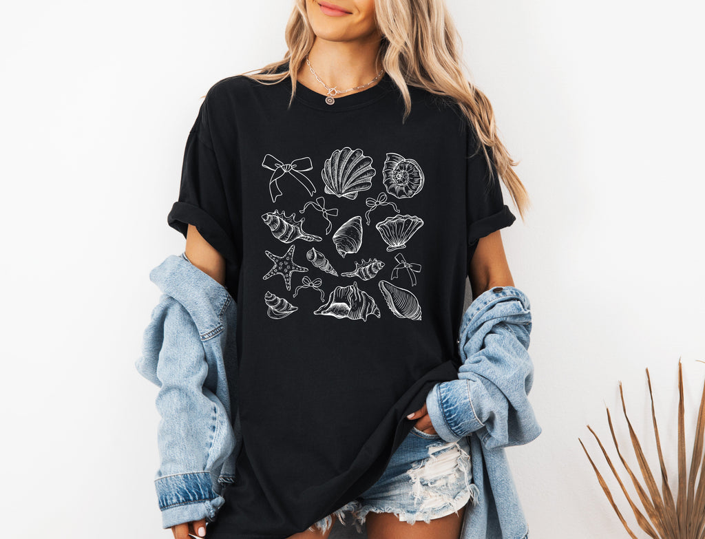 Seashell Lake Beach Summer Hiking Vacation Fish Nature Camping Hiking Comfort Colors T Shirt
