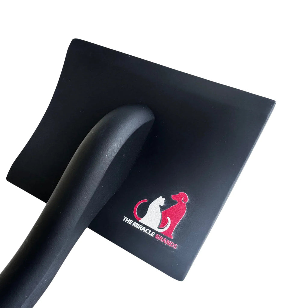 The Miracle Brands Wooden Handle Pet Slicker Brush – Black, Long Pin Grooming Brush