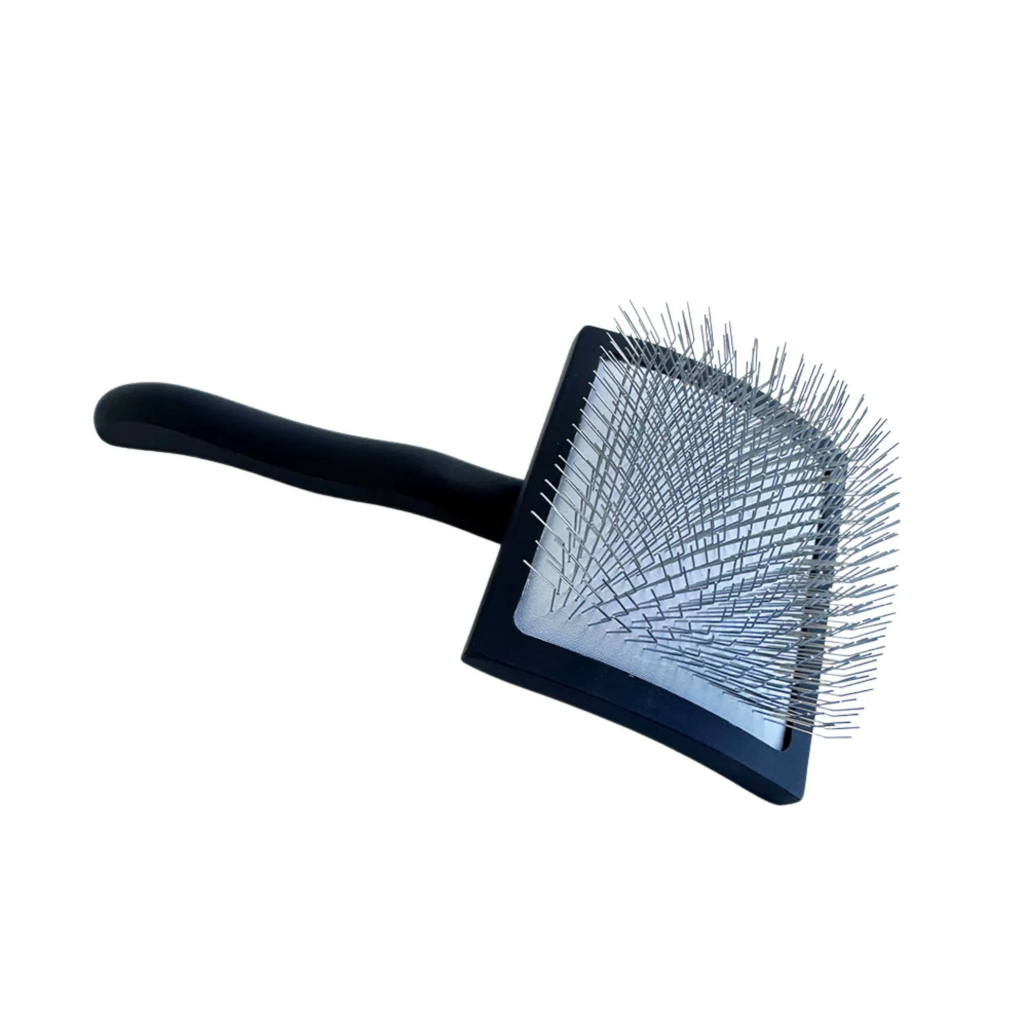 The Miracle Brands Wooden Handle Pet Slicker Brush – Black, Long Pin Grooming Brush