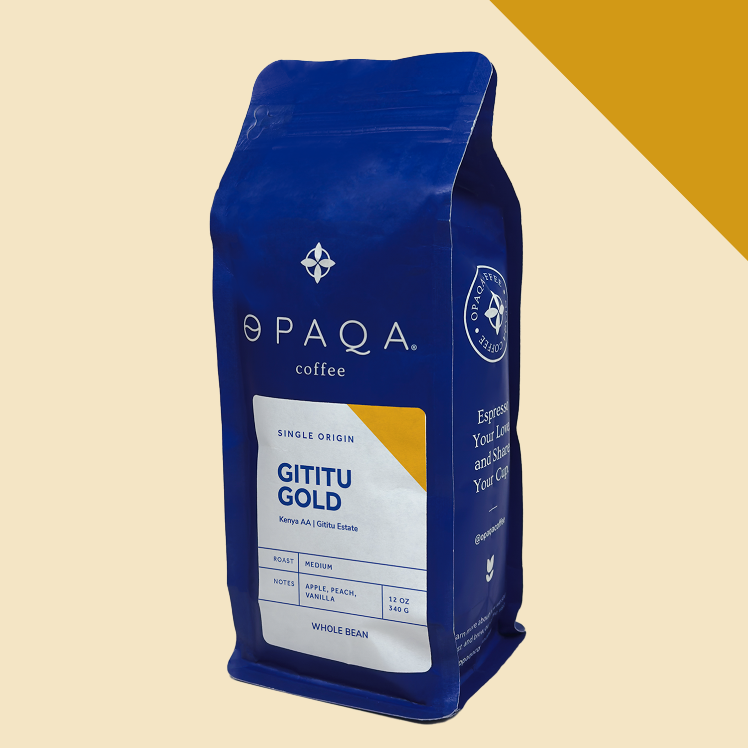 Kenya AA Premium Coffee - Opaqa Gititu Gold