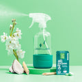All-Purpose Spray Glass Bottle Cleaning Kit with Lemongrass Essential Oil