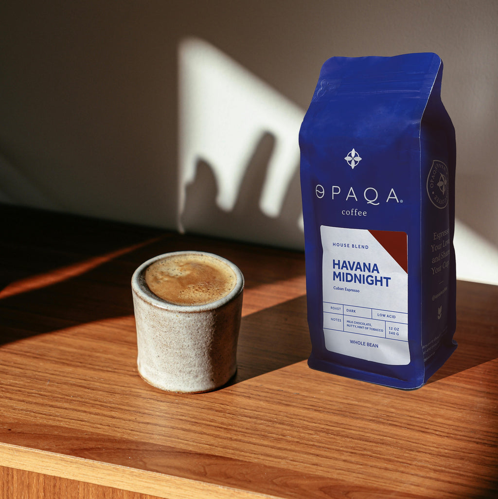 Cuban-Style Espresso Blend, Opaqa Havana Midnight