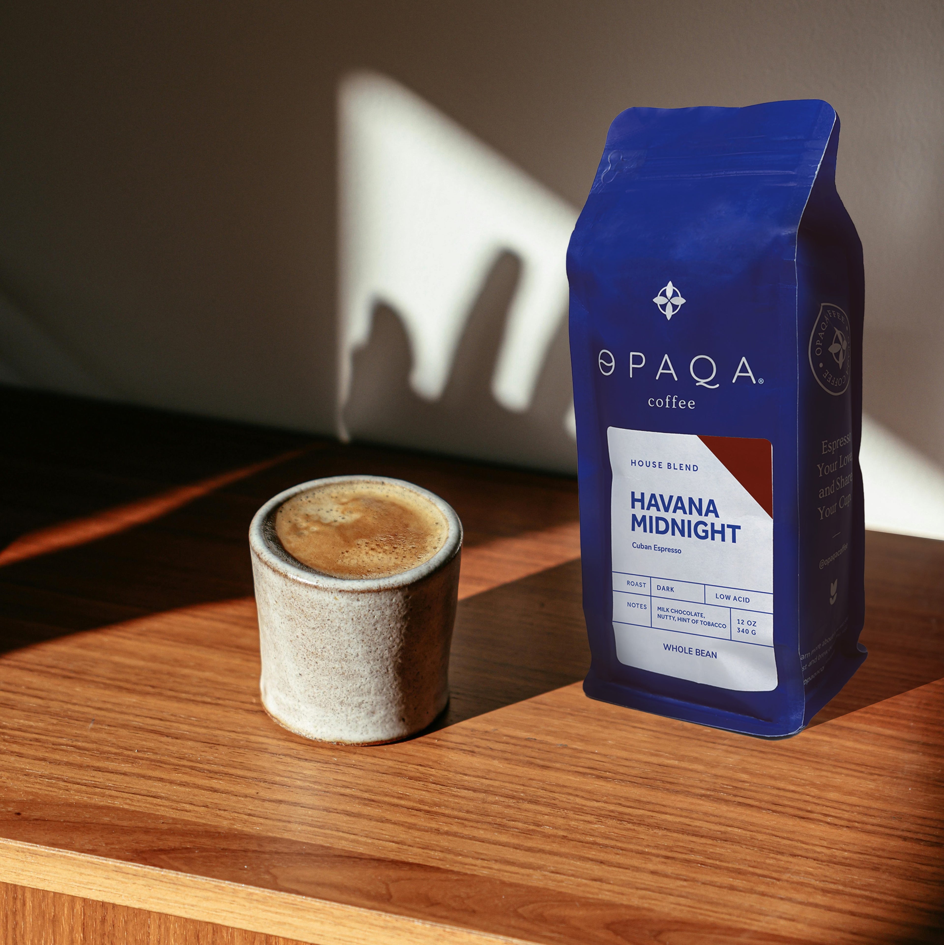 Cuban-Style Espresso Blend, Opaqa Havana Midnight