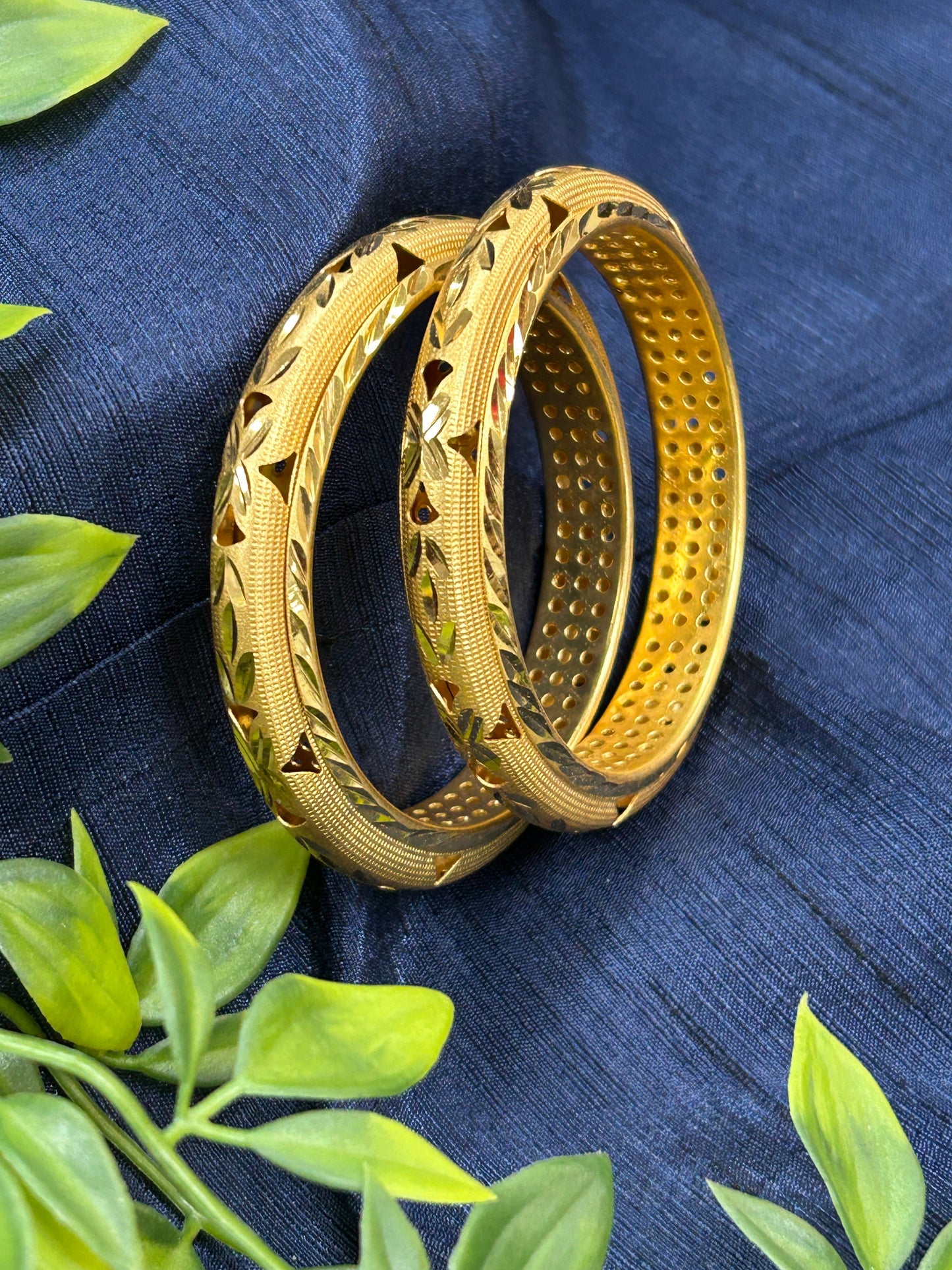 Golden bangles : Size 2.4