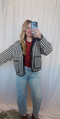 Elise Gingham Jacket