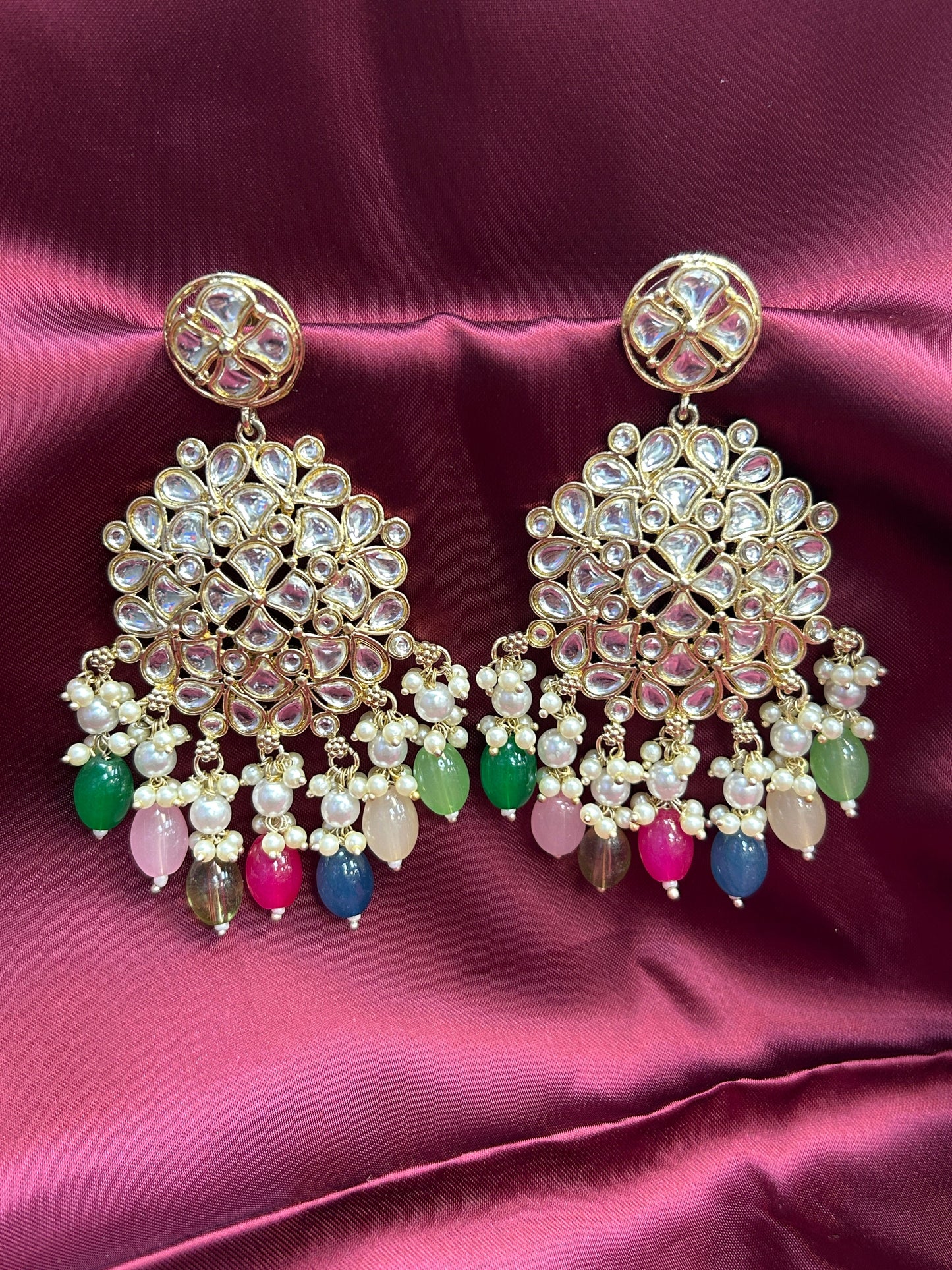Kundan earrings