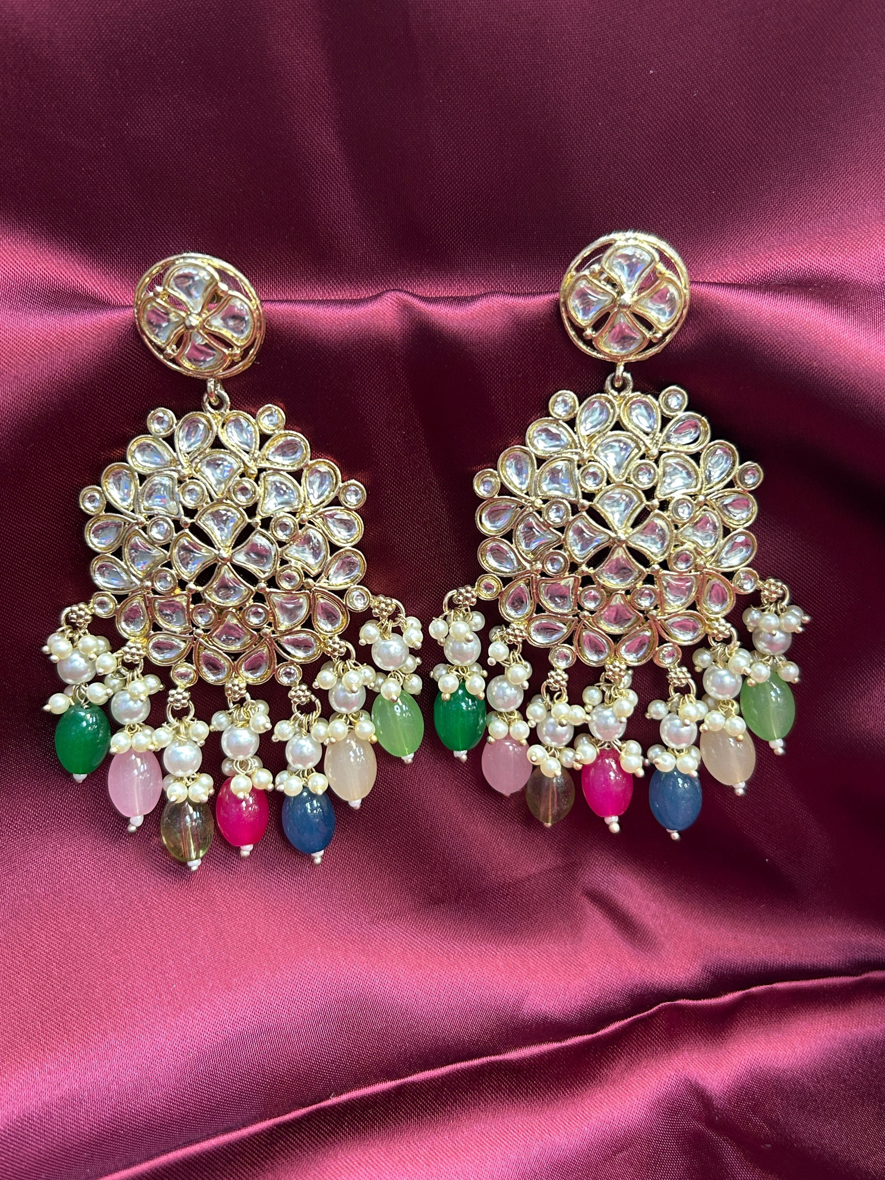 Kundan earrings