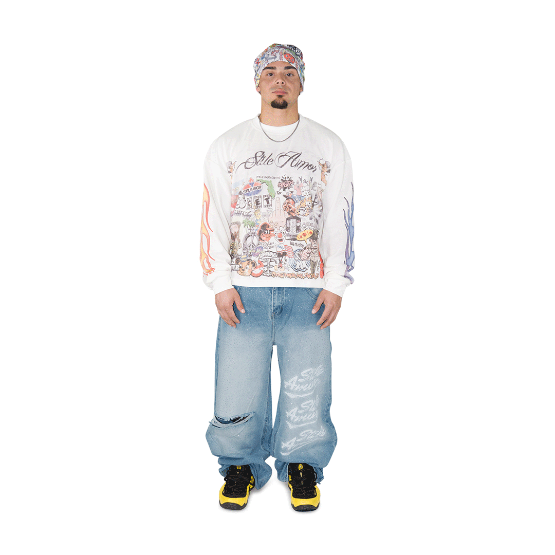 DIAMANTI BAGGY JEANS