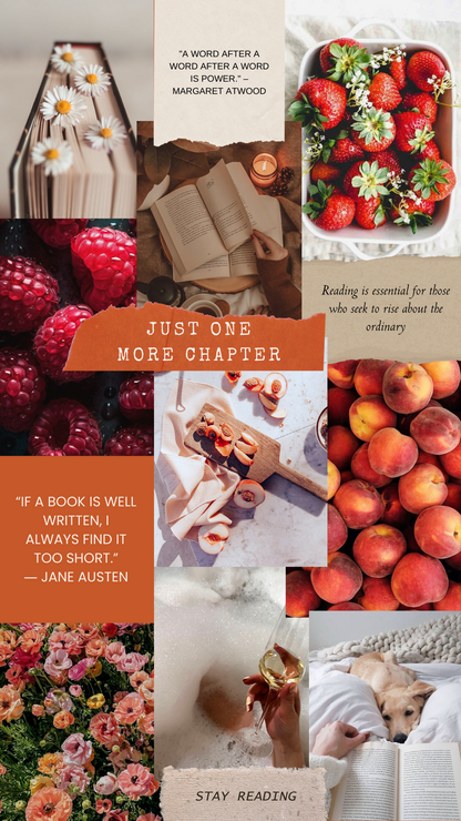 Just One More Chapter Candle 4 OZ