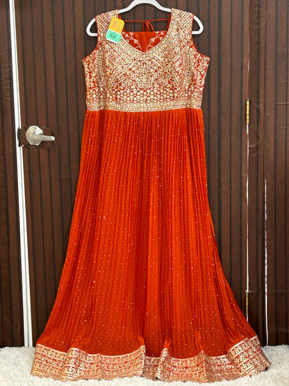 Heavy party wear gown