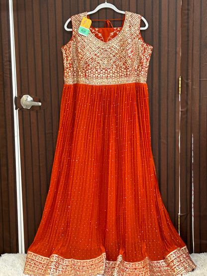 Heavy party wear gown