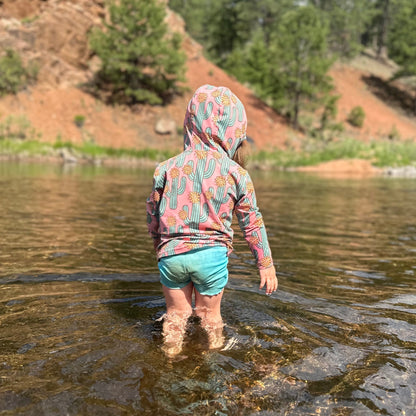 Desert Bloom UPF 50 Kid's Sun Hoodie