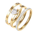 Heart Ring Stack