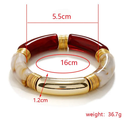 Red Acrylic Bangle