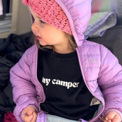 Kid's Organic Pullover in Black