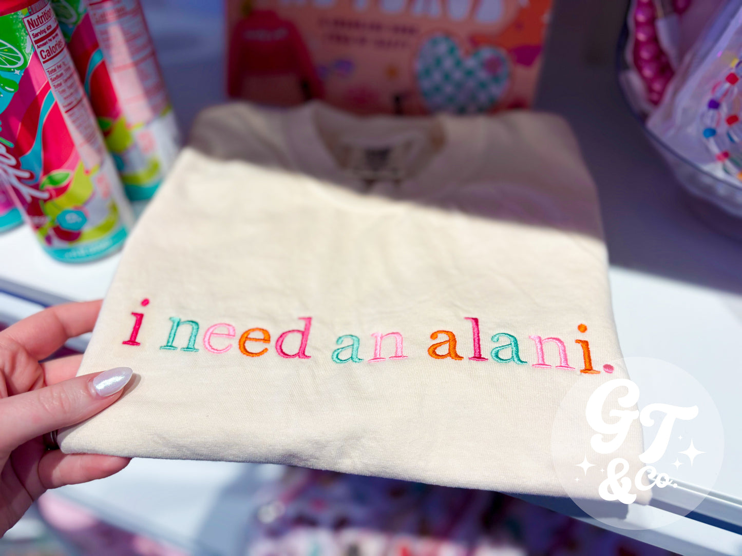 i need an a l a n i Tee *MADE TO ORDER 10-15 BIZ DAYS*