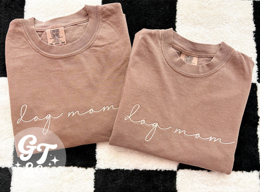 Dog Mom Script Tee *Made To Order 10-15 Biz Days*