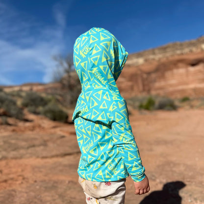 Alpine Peaks UPF 50 Kid's Sun Hoodie