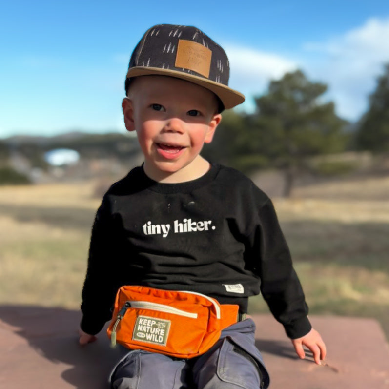 Kid's Organic Pullover in Black