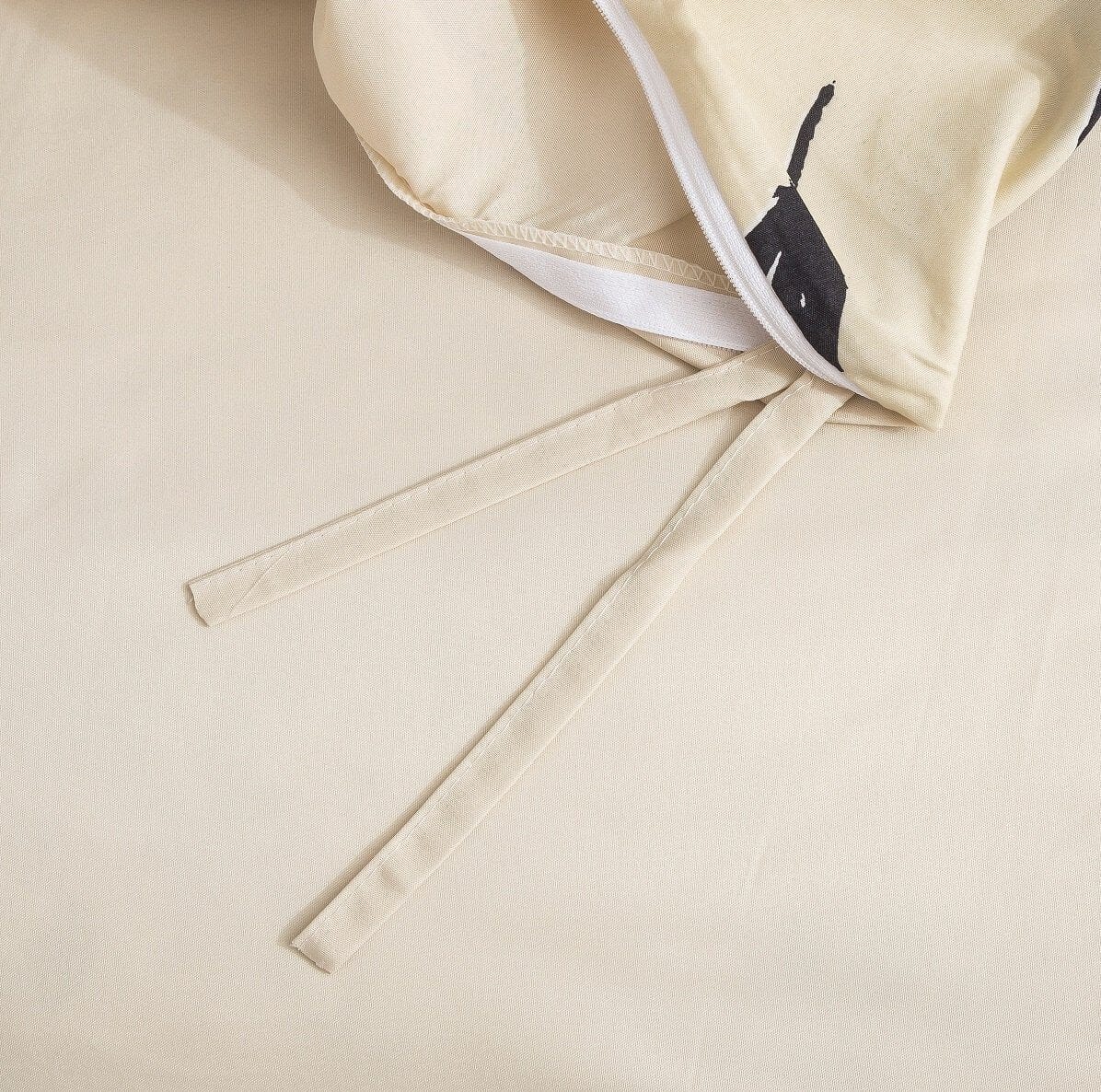 DaDa Bedding Yellow Fleur Golden Orange Botanical Ivory Duvet Cover & Fitted Flat Bed Sheets Set w/ Pillow Cases Window Valances (18112)