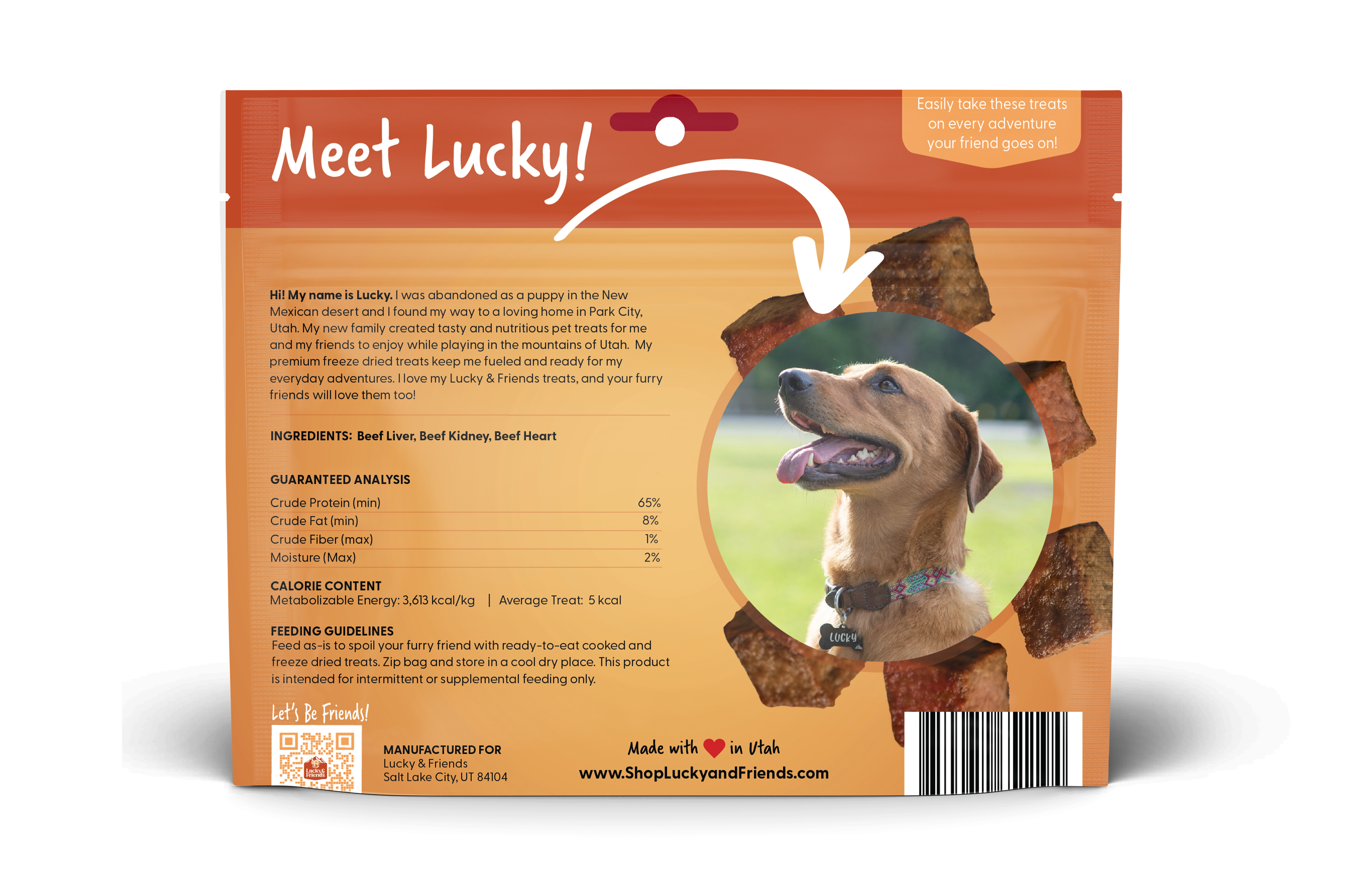 Three Beef Organ Medley Dog Treat