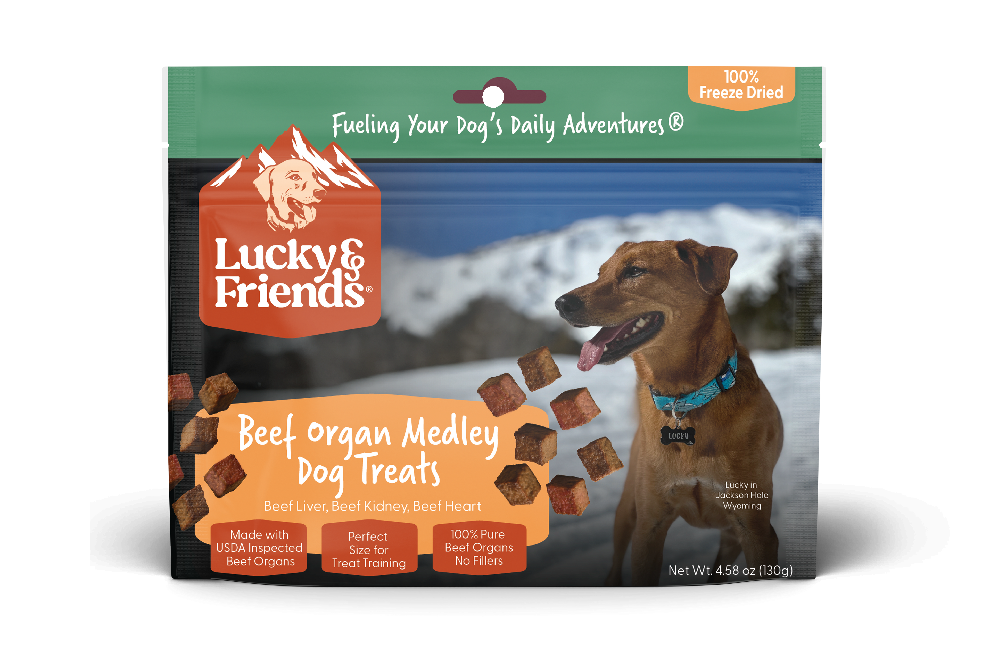 Three Beef Organ Medley Dog Treat