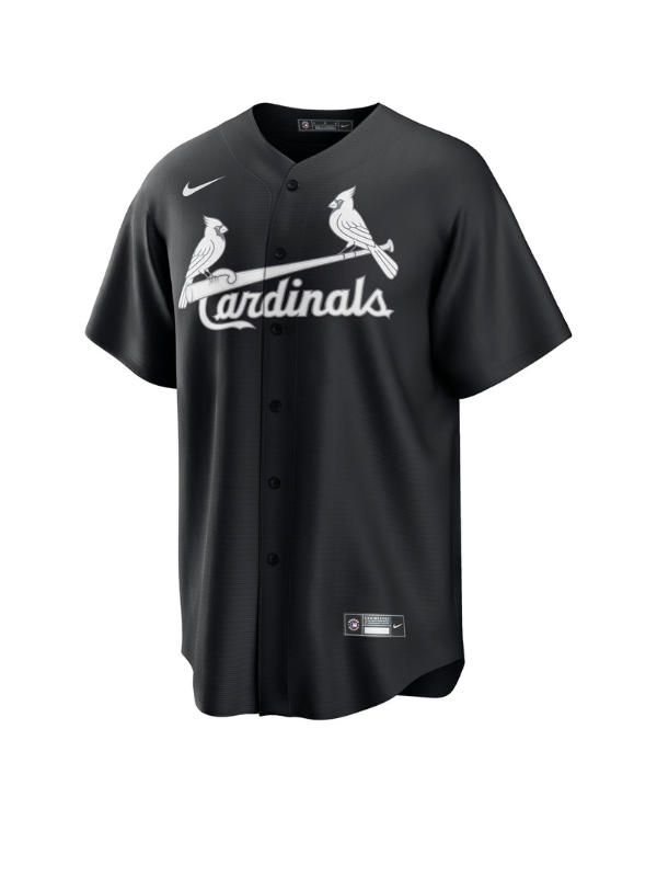 Men's St. Louis Cardinals Nike Black Replica Jersey