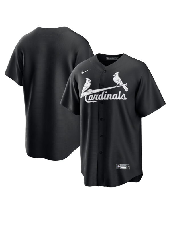 Men's St. Louis Cardinals Nike Black Replica Jersey
