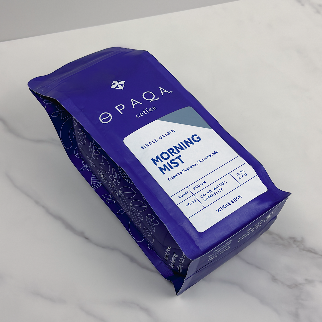 Colombia Supremo Sierra Nevada Coffee, Opaqa Morning Mist