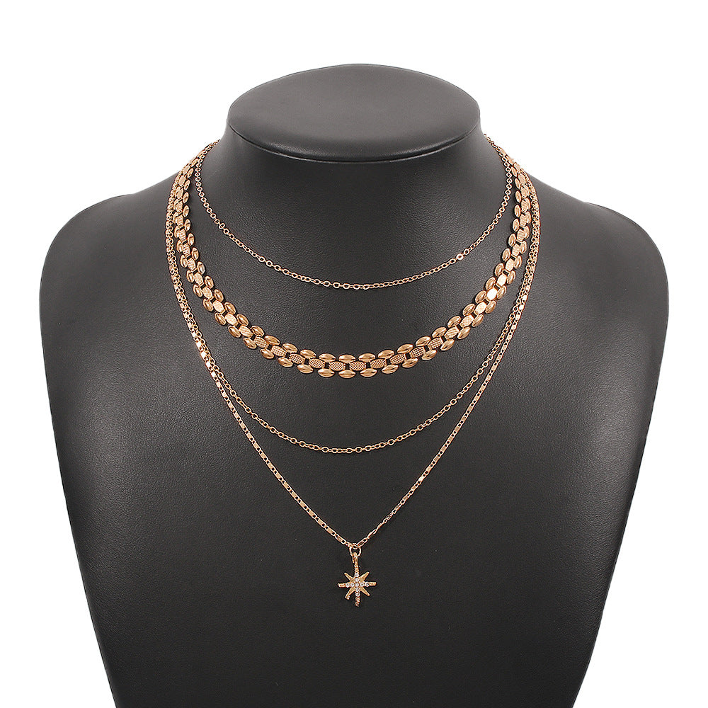 Layered Northstar Necklace