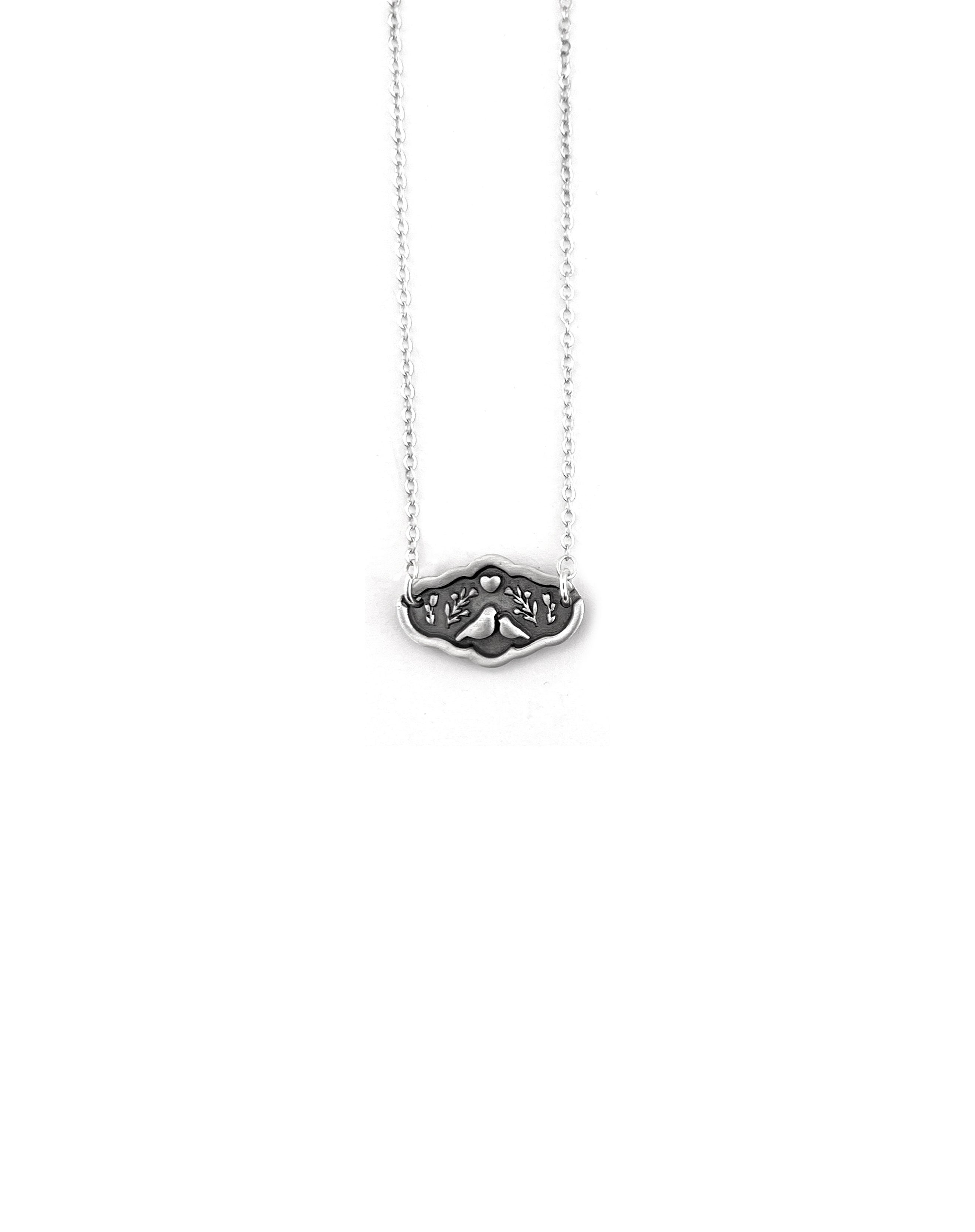 Mother Bird Pendant Necklace