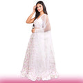 Organza Lehenga with Cherry Blossom Print