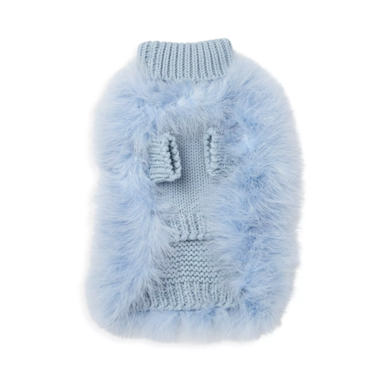 Haute Couture Feathered Luxury Pet Sweater