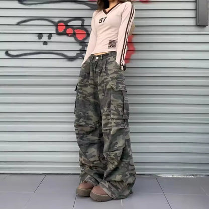 Baggy Camouflage Cargo Pants