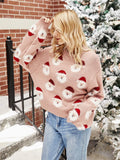 Santa Claus Head Knitted Christmas Sweater | NCS