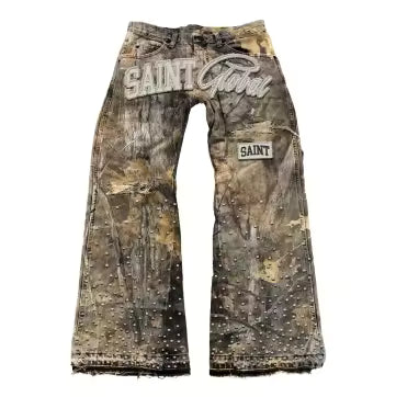 SAINT GLOBAL Camouflage Jeans