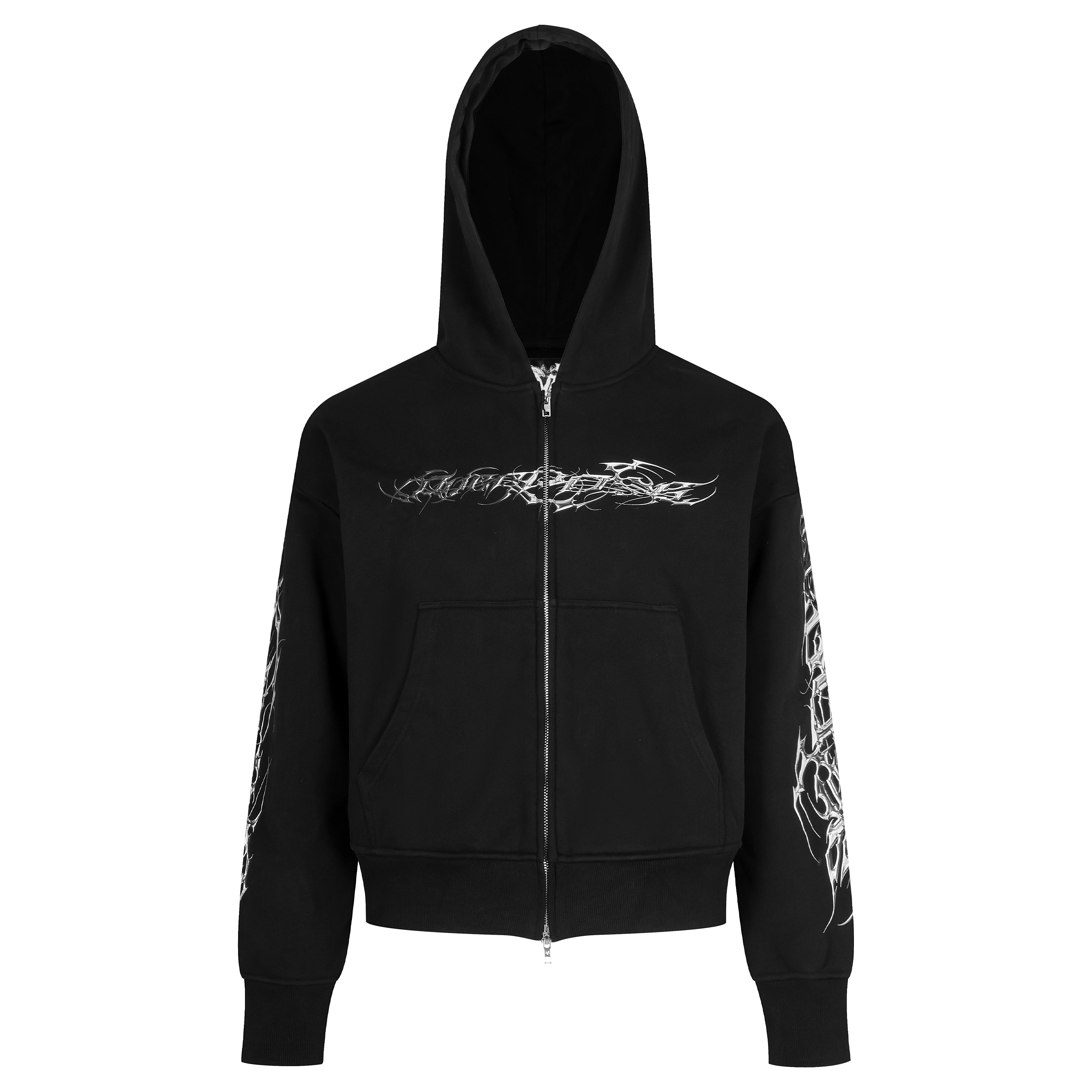 "TRIBAMETAL" ZIP UP