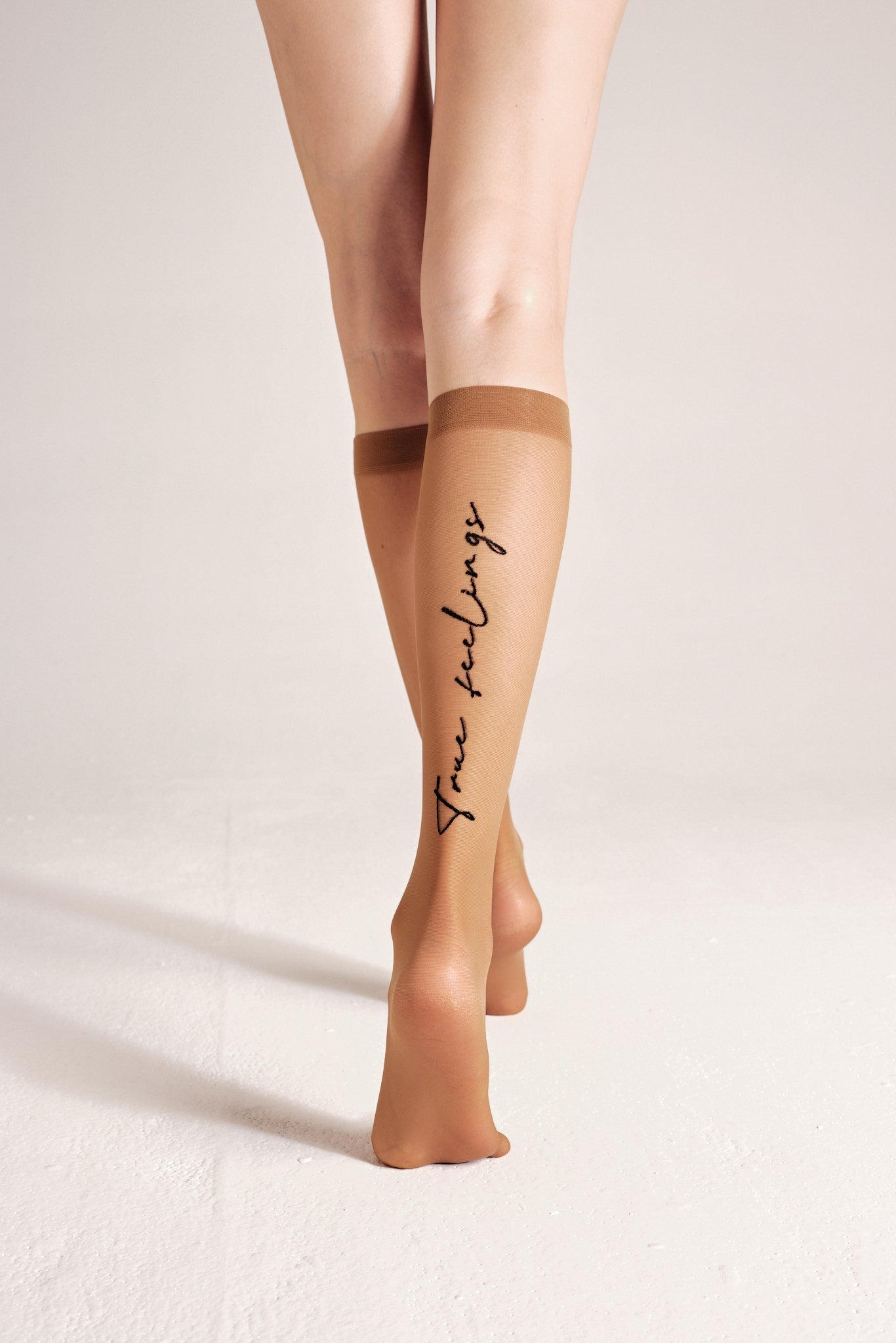Fantasy Knee Highs Conte True Love - Elastic Band and Printed Design