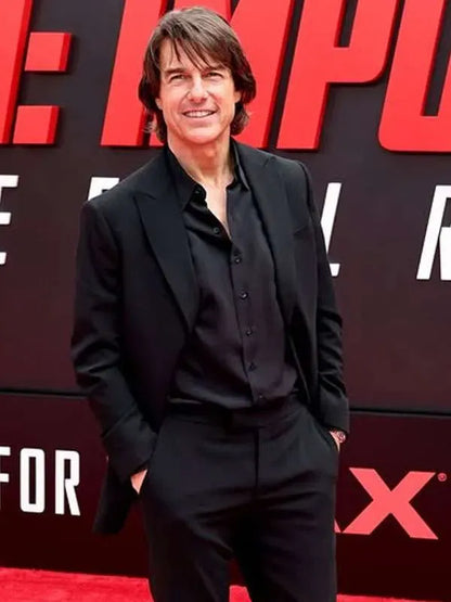 Tom Cruise Mission Impossible Premiere Black Suit