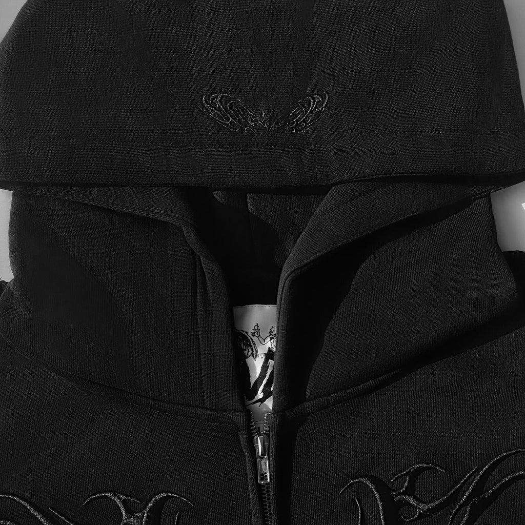 "DRKSAINT" ZIP UP