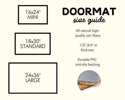 Yay You’re Here Doormat