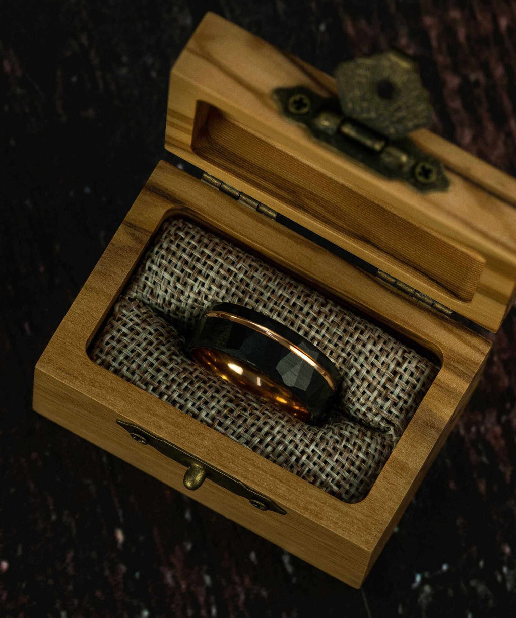 Black Tungsten Ring