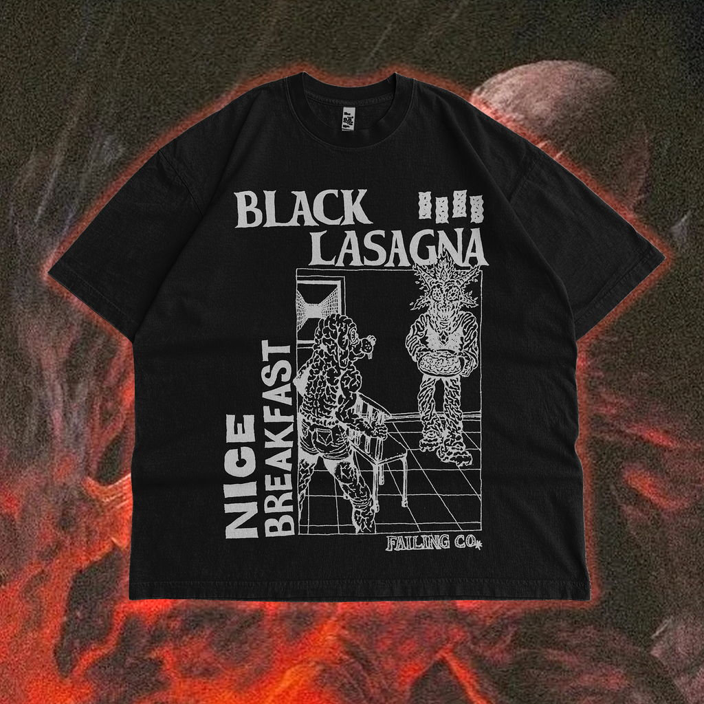 Black Lasagna Hardcore Tee