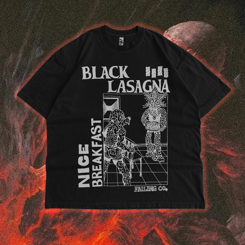 Black Lasagna Hardcore Tee